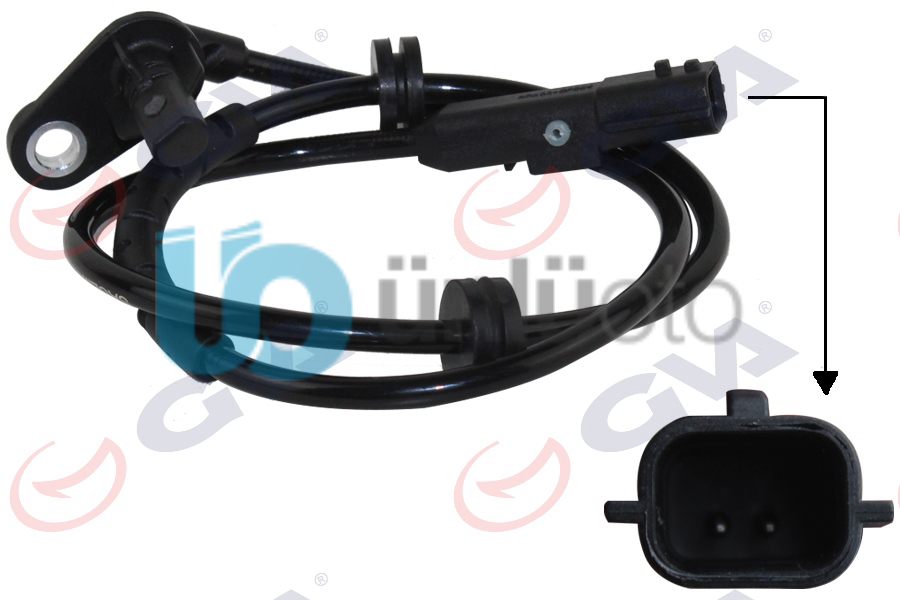 ABS SENSÖRÜ ARKA SAG CLIO II 98- 1640mm