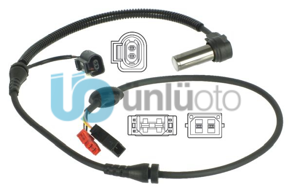 ABS TEKERLEK HIZ DEVİR SENSÖRÜ ÖN 6 PİN PASSAT 96-05 -A4 95-00 -SUPERB 01-08 102