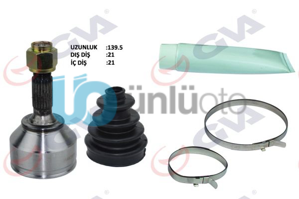 AKS KAFASI DIŞ ÖN C3 1.4 HDI 02- 70HP 21x21x48 140.5mm