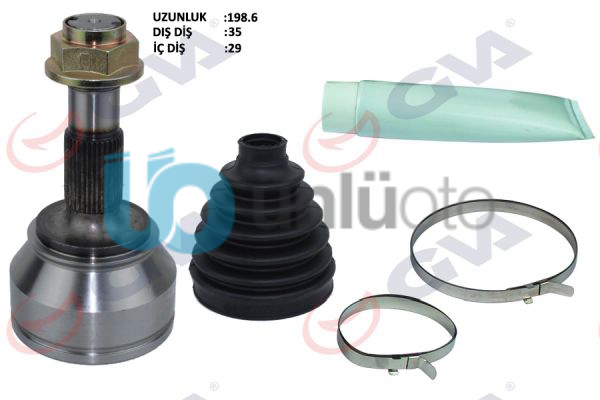 AKS KAFASI DIŞ ÖN DUCATO-BOXER-JUMPER 2.2/2.3 MJTD 06-14 35x29x71.5 198mm