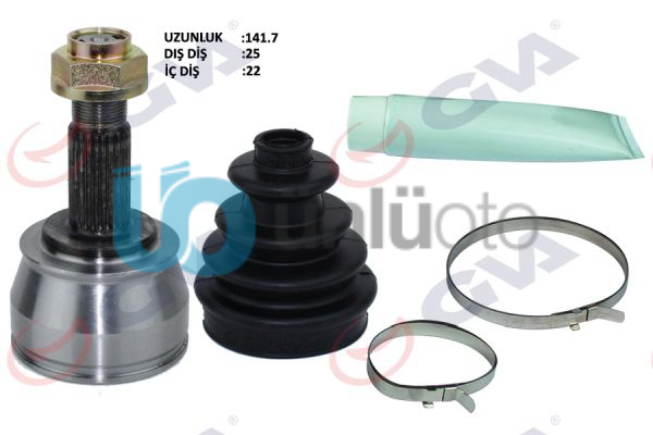 AKS KAFASI DIŞ ÖN PEUGEOT BIPPER 1.4 HDI 07- 25x22x51 141.5mm