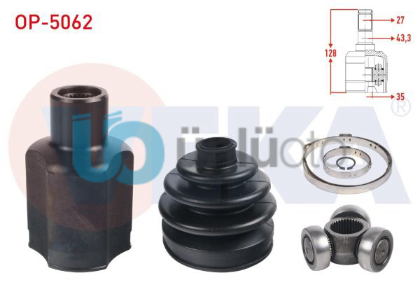AKS KAFASI SAG ON IC 27X34X43,3 UZUNLUK 128mm OPEL ANTARA 2.0 CDTI 4X4 2007-/ CH