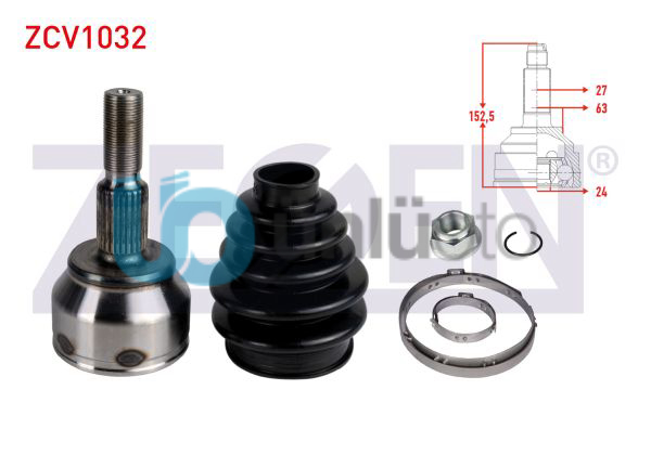 AKS KAFASI SOL-SAG ON DIS FORD FOCUS III 1.6 TI-VCT 27X24X63 UZUNLUK 152,50mm 20