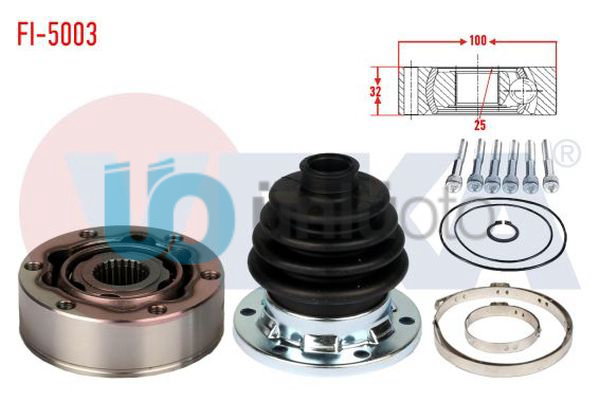 AKS KAFASI SOL-SAG ON IC 25X32X100 FIAT TEMPRA 1.4i 1992-1999