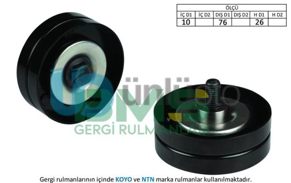 ALTERNATÖR GERGİ RULMANI ASTRA G-H-COMBO-CORSA 1.7 DTI