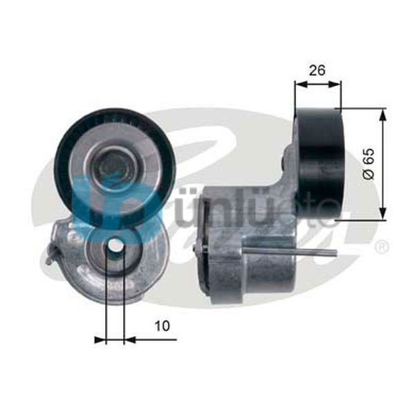 ALTERNATÖR GERGİ RULMANI ASTRA J 1.9CDTI 04  VECTRA C 1.9CDTI 03 ZAFIRA 1.9CDT