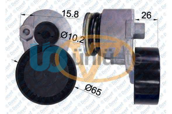 ALTERNATOR GERGI RULMANI KUTUKLU CLIO II - KANGOO - MEGANE II - MODUS - MICRA II