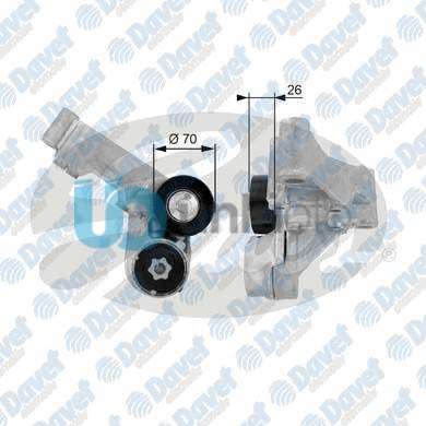 ALTERNATOR GERGI RULMANI (KUTUKLU) FOCUS 1,8TDCI 1,8DI / TDDI (98 04) TOURNEO CO