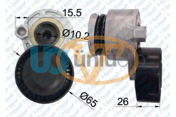 ALTERNATOR GERGI RULMANI KUTUKLU QASHQAI - NOTE - LOGAN - CLIO - KANGOO - MEGANE