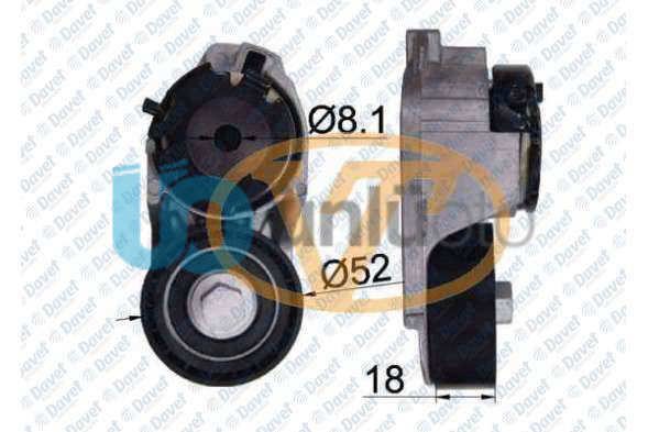 ALTERNATOR GERGI RULMANI KUTUKLU TRANSIT V184 2.0TDCI 01-06 ONDEN CEKER - MONDE