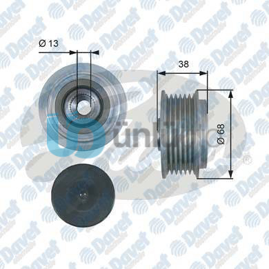 ALTERNATOR KASNAGI (RULMANLI) COROLLA (04 07) AURIS 07= 1,4 D 4D SONATA V 2,0 2