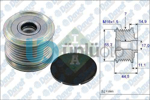 ALTERNATOR KASNAGI MERCEDES W203 S203 CL203 C209 A209 W211 R171