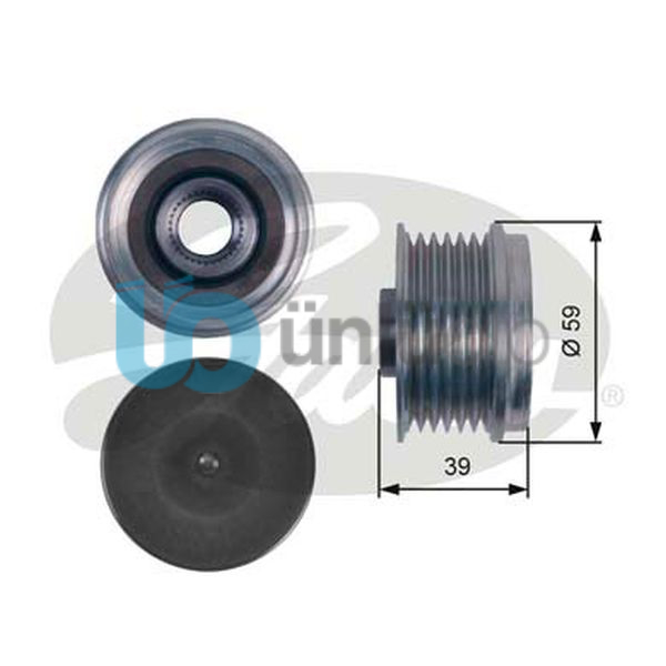 ALTERNATÖR KASNAĞI RULMANLI CADDY IV-GOLF 7-PASSAT 14A3 12A4 13-15 IBIZA 08-10