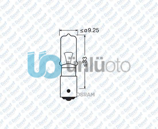 12V 21W HALOGEN PARK AMPULU H21 (53 TIPI)