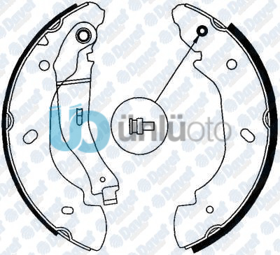 ARKA FREN BALATASI PABUCLU FORD TRANSIT V184 00- 280x64mm ARKADAN CEKISLI
