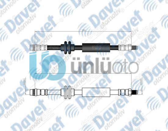 ARKA FREN HORTUMU MASTER III-MOVANO B 10-