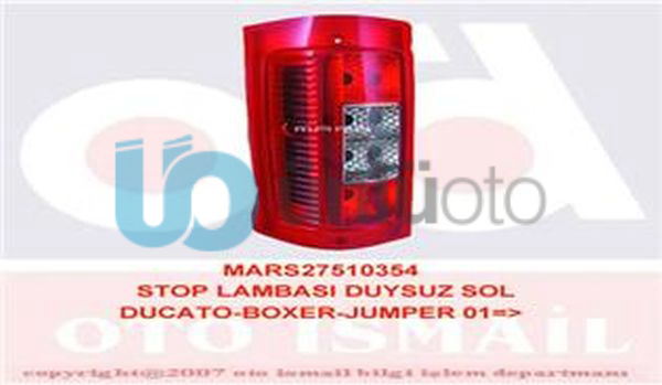 ARKA SOL STOP LAMBASI FIAT DUCATO 01 PEUGEOT BOXER 01 CITROEN JUMPER 01