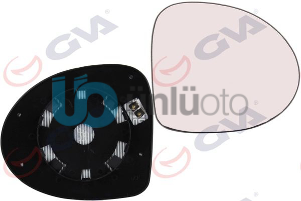 AYNA CAMI SAĞ CLIO III SEDAN-THALIA-SYMBOL-TWINGO 08-12 ISITMALI VM-6127GHR
