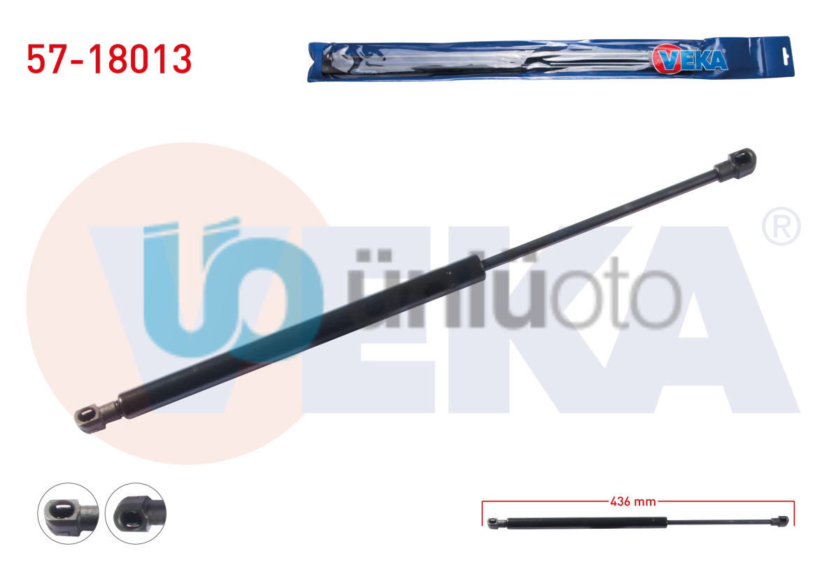 BAGAJ AMORTISORU 436mm/350N FIAT GRANDE PUNTO (199) 2005-2012