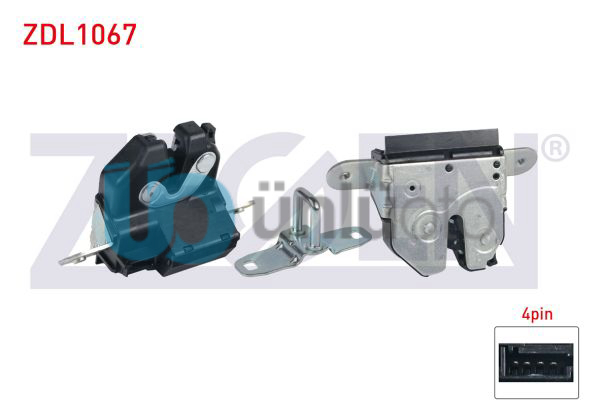 BAGAJ KILIDI 4 PIN FIAT GRANDE PUNTO - BRAVO II - 500 2005-2012