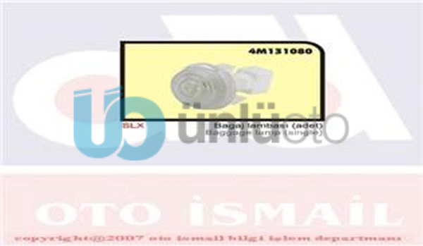BAGAJ LAMBASI M131-SAHIN-DOGAN-SLX