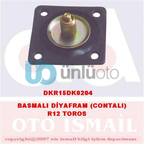 BASMALI DİYAFRAM contalI R12 TOROS-FLASH-LADA
