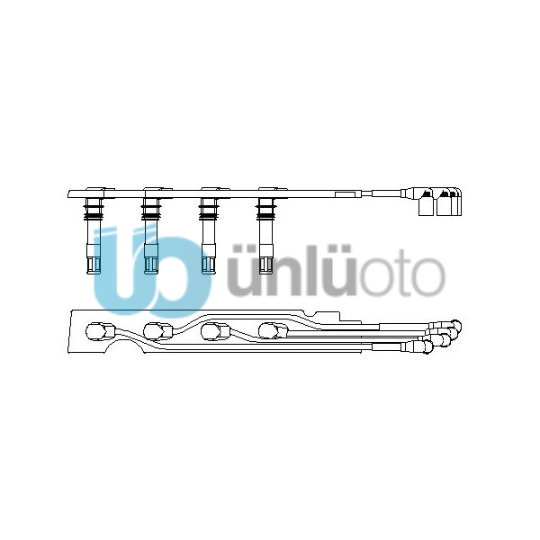 BUJİ KABLOSU POLO-CORDOBA-IBIZA-FABIA AHW-BBY-BBZ-BKY 1.4 16V 2001-2010