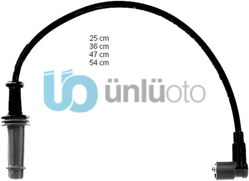 BUJİ KABLOSU TAKIMI PEUGEOT P106-P306-P405-PARTNER CITROEN BERLINGO-XSARA-SAXO-Z