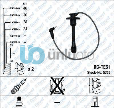 BUJI KABLOSU RC-TE51