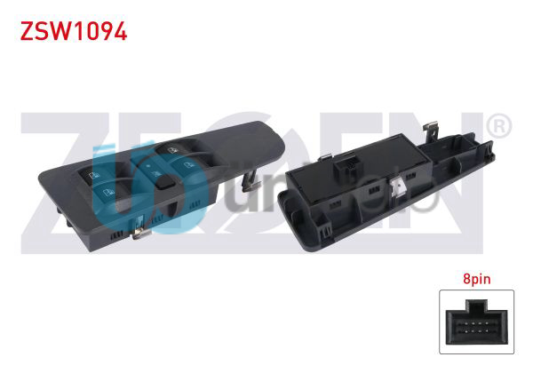CAM ACMA ANAHTAR GRUP YESIL ISIK 8 PIN FIAT LINEA 2007-/ GRANDE PUNTO 2005-2012