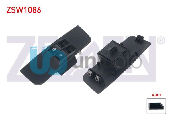 CAM ACMA ANAHTARI CIFTLI CERCEVELI TURUNCU ISIK 4 PIN FIAT LINEA 2007-