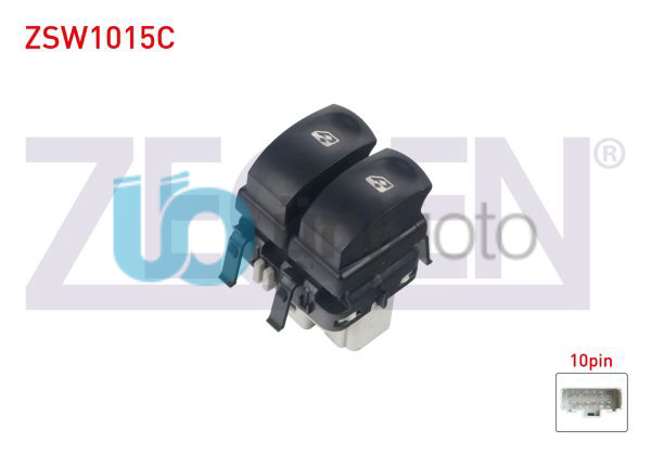 CAM ACMA ANAHTARI CIFTLI GRI SOKETLI TURUNCU ISIK 10 PIN RENAULT CLIO III 2005-2