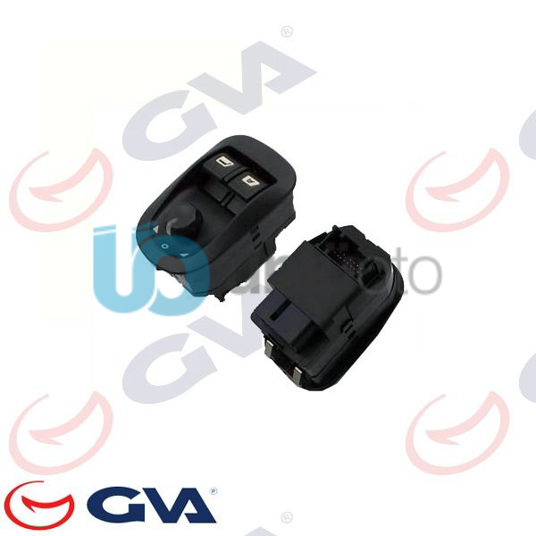CAM AÇMA ANAHTARI SOL PEUGEOT 206-PARTNER 98-07 ÇİFTLİ-ÇERÇEVELİ - AYNA AYARLI