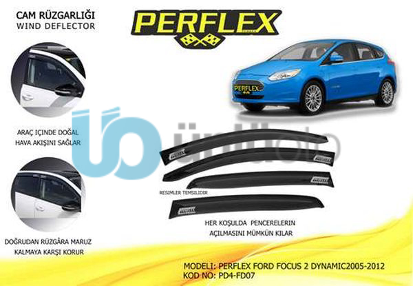 CAM RÜZGARLIĞI FORD FOCUS 2 DYNAMIC 2005-2012 4 LÜ