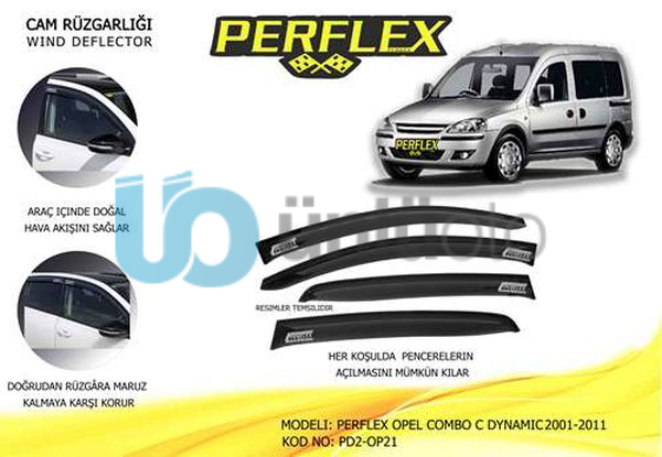 CAM RÜZGARLIĞI OPEL COMBO C DYNAMIC 2001-2011 2 Lİ