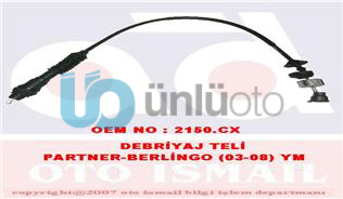 DEBRİYAJ TELİ PARTNER-BERLINGO DW8B 03-08 x