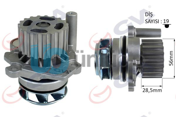 DEVİRDAİM CRAFTER-T6-A3-JETTA-CADDY-POLO-PASSAT 1.2-1.6-2.0 TDI CAYB/C/D-CAAB/C-