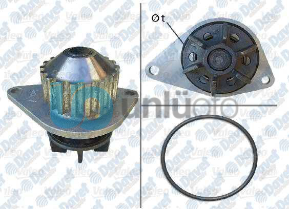 DEVIRDAIM SU POMPASI 206 YM BIPPER C2 C3 PARTNER BERLINGO TU3JP-TU3A 1.4 8V MQP