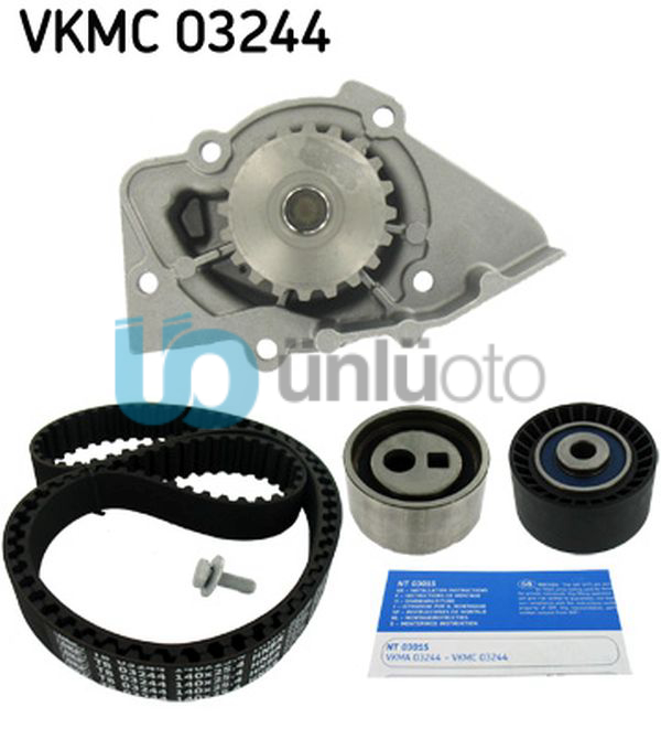 DEVİRDAİMLİ EKSANTRİK GERGİ KİTİ 140x254 PEUGEOT P206-306-PARTNER-EXPERT-BERLING