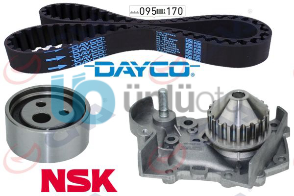 DEVİRDAİMLİ EKSANTRİK GERGİ KİTİ RENAULT CLIO I 9098 R19 8895 MEGANE I 9699 0