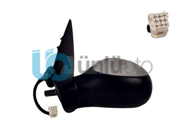 DIS DIKIZ AYNASI SOL ELEKTRIKLI ASFERIK ISITMALI ASTARLI 5 PIN PEUGEOT 206 1998-
