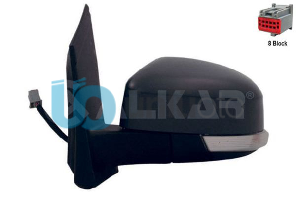 DIS DIKIZ AYNASI SOL ELEKTRIKLI ISITMALI ASTARLI ASFERIK (6 PIN) FORD FOCUS II (