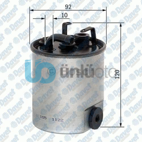 YAKIT FILTRESI W168 9804 V-CLASS 638/2 9803 VANEO 414 0205 VITO 638 9903 SPR