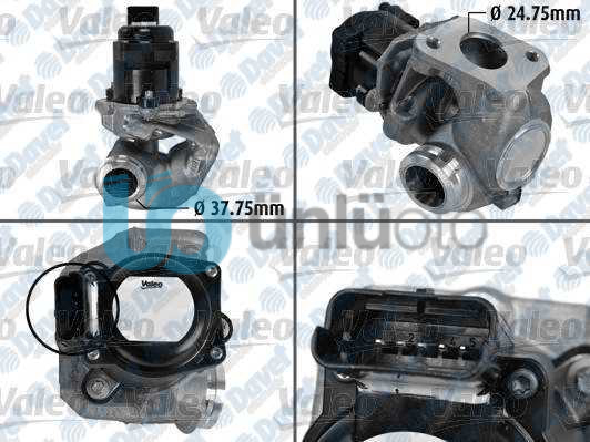 EGR VALFI FIESTA V-VI FOCUS II C-MAX 1.6TDCI 04-12 VOLVO C30 S40 II S80 II V50 V