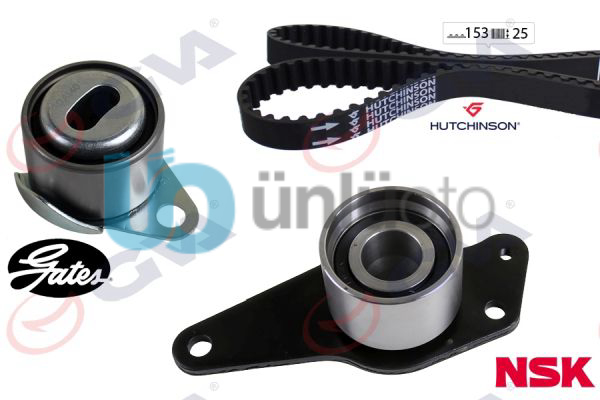 EKSANTRİK GERGİ KİTİ 153x254 MEGANE I 1.9DTI 96SCENIC I 1.9D 99-01 -TRAFIC 1.9D