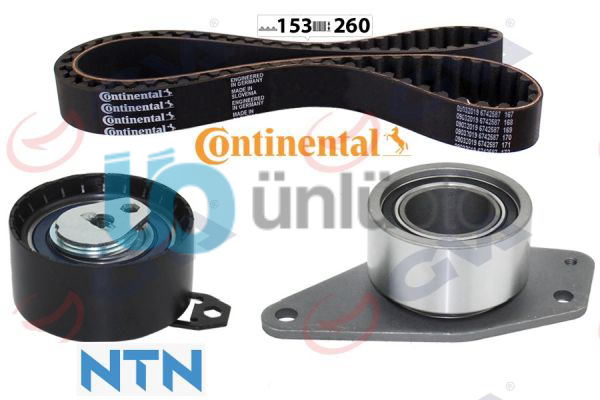 EKSANTRİK GERGİ KİTİ 153x260 LAGUNA I 1.9DTI 97-01 -SCENIC ESPACE III 1.9DTI 99-