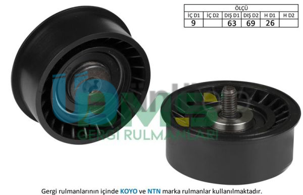 EKSANTRİK GERGİ RULMANI CORSA B- ASTRA F-G-H 1.4 16V-1.6 16V-1.8 16V 93 