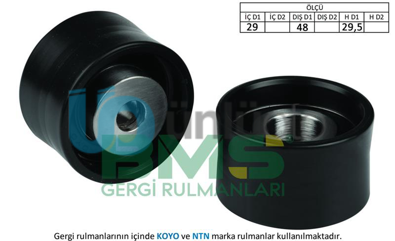 EKSANTRİK GERGİ RULMANI KÜÇÜK FORD ESCORT-MONDEO 95 1.6-1.8-2.0 ZETEC