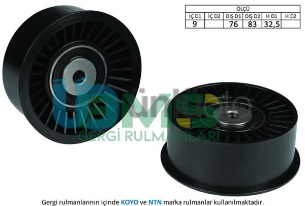 EKSANTRİK GERGİ RULMANI RENAULT MASTER II 01 TRAFIC II 06 LAGUNA II 06 OPEL M
