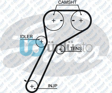 EKSANTRIK TRIGER KAYISI FORD RANGER MAZDA BT 50 B2500 2,5 3,0 0612 (103RP265H)